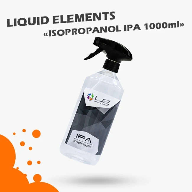 Liquid Elements Isopropanol IPA 1L 99% - Alkohol Reiniger