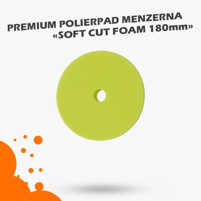 Menzerna Soft Cut Foam Pad Grün 180mm
