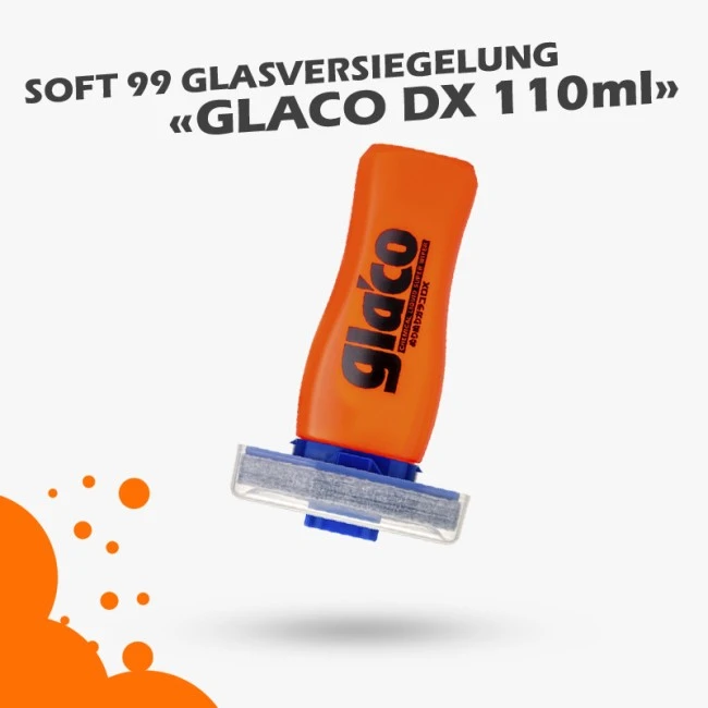 Soft99 Glaco DX 110 ml, unsichtbarer Scheibenwischer
